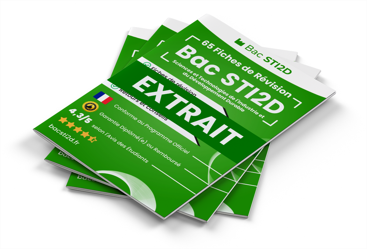 Extrait Fiches Révision gratuites BAC STI2D